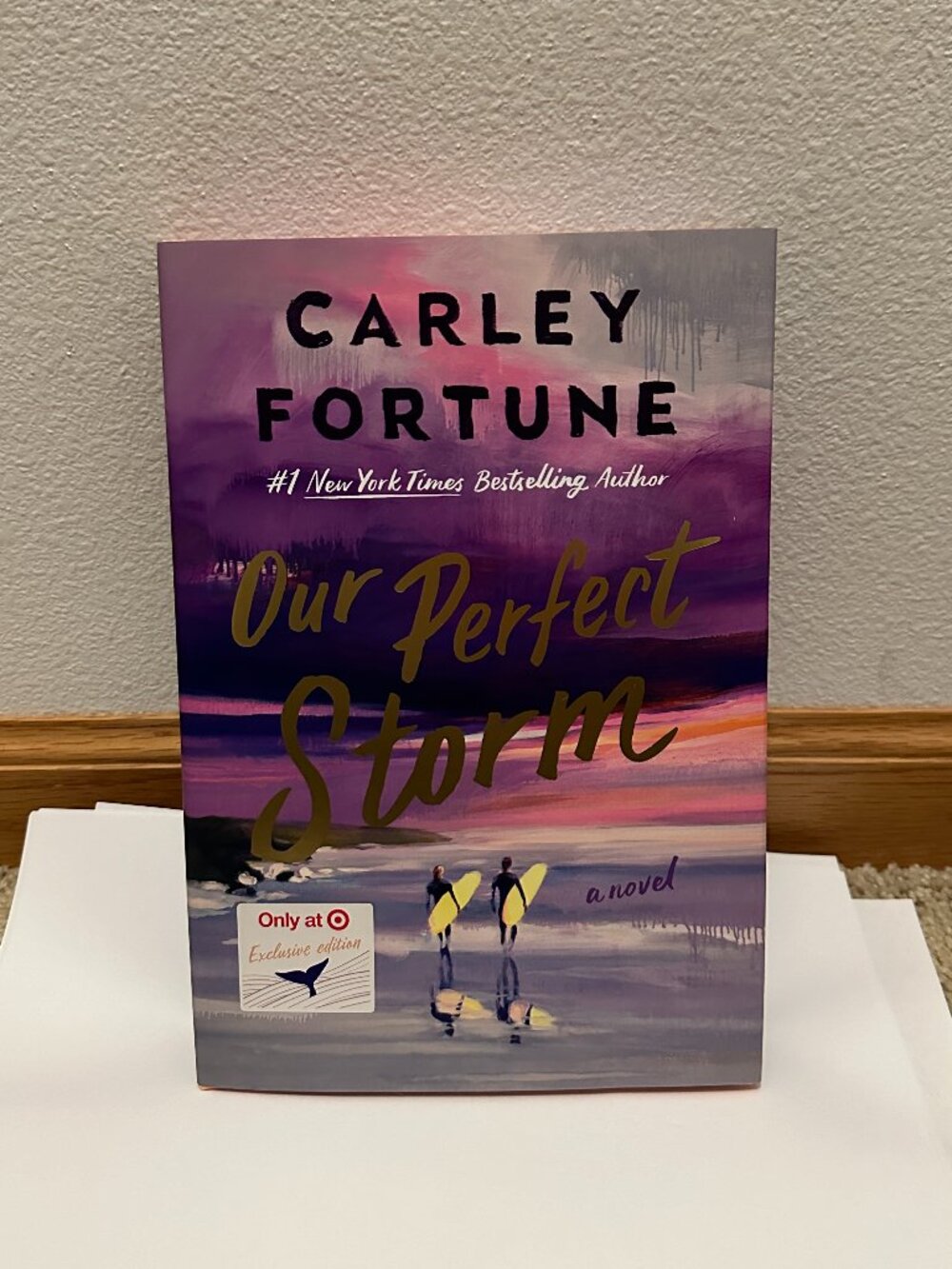 Our Perfect Storm by Carley Fortune Harcover Book Target Exclusive Edition